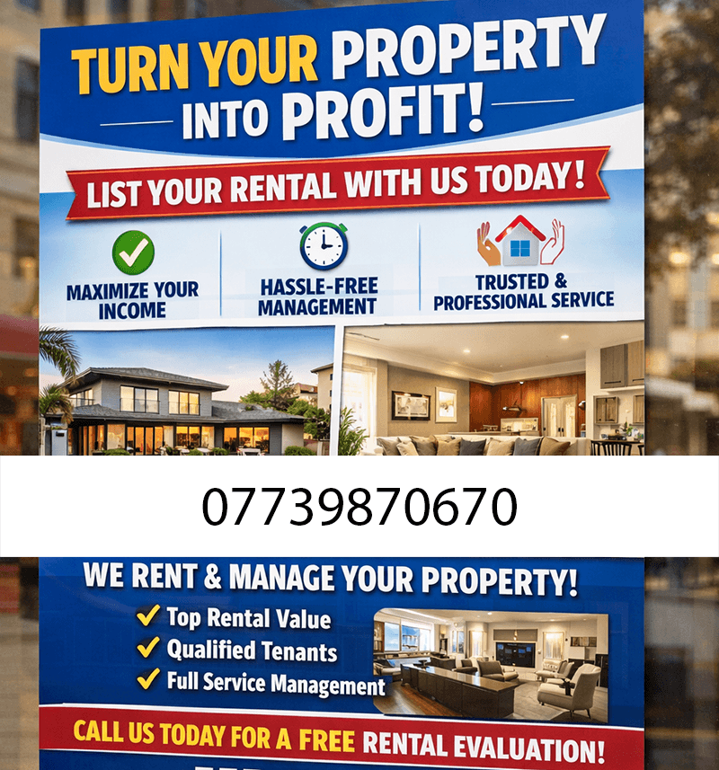 Advert: Submit your property for listing